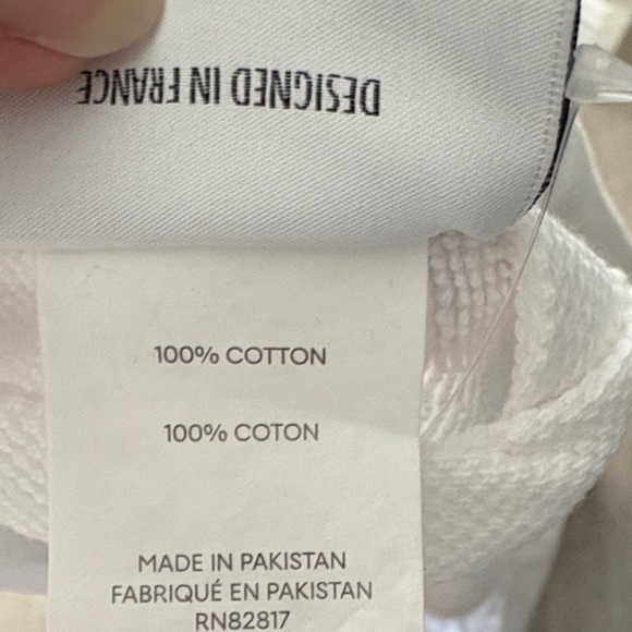 NWT Lacoste Classic Pique White Robe - Picture 10 of 10